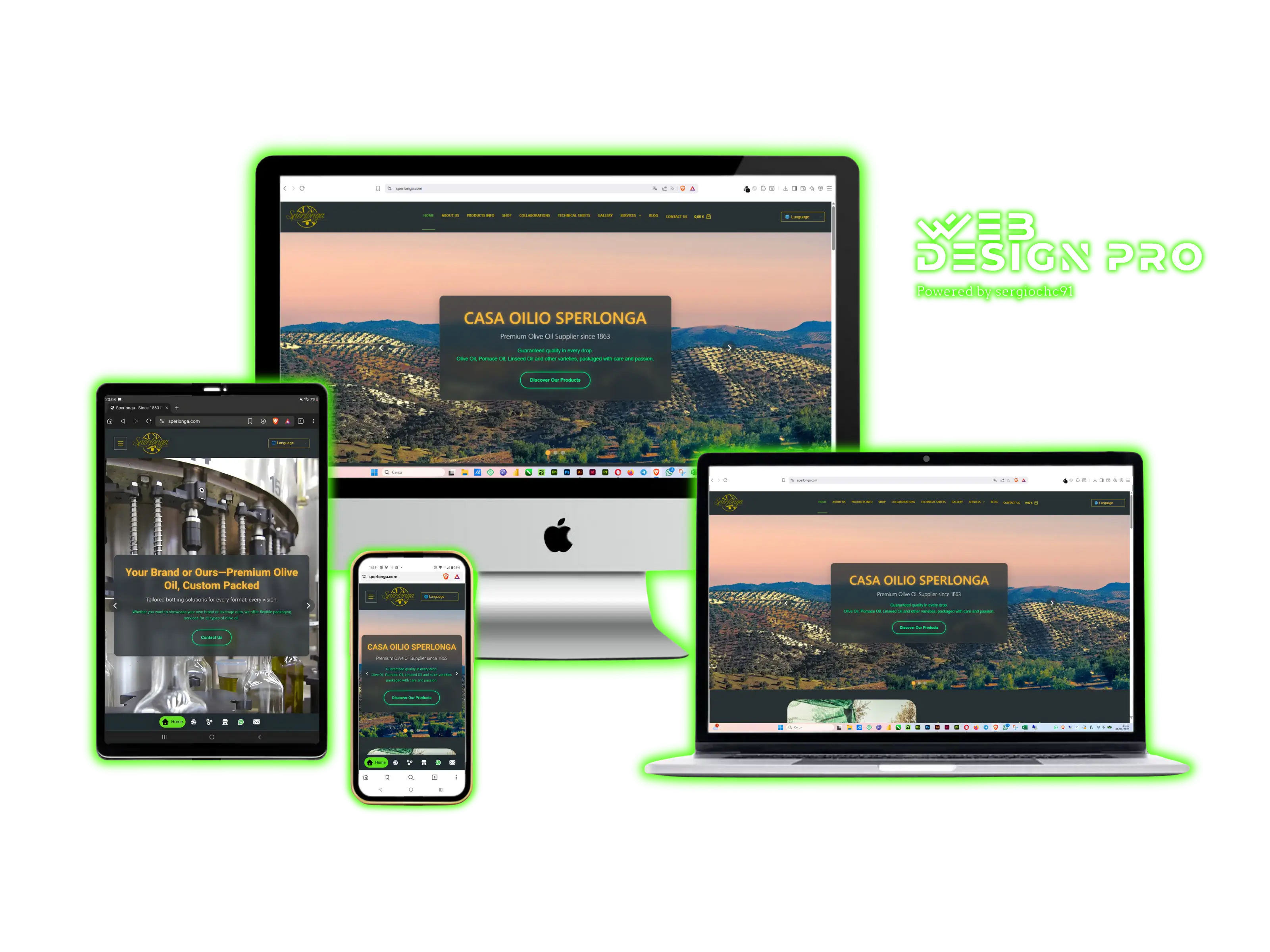 Casa Oilio Sperlonga — sito vetrina luxury WordPress